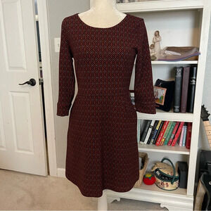Mix by 41 Hawthorn Sheath Dress Geometric Print Sz S